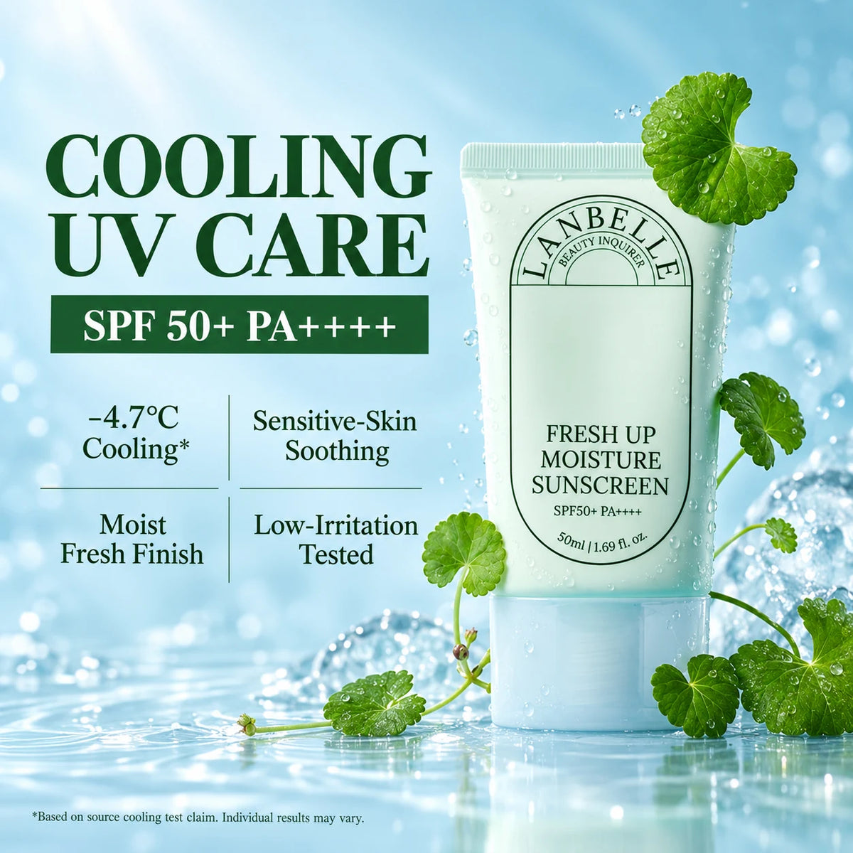 Product information: Fresh Up Moisture Sunscreen 50ml — product details 08