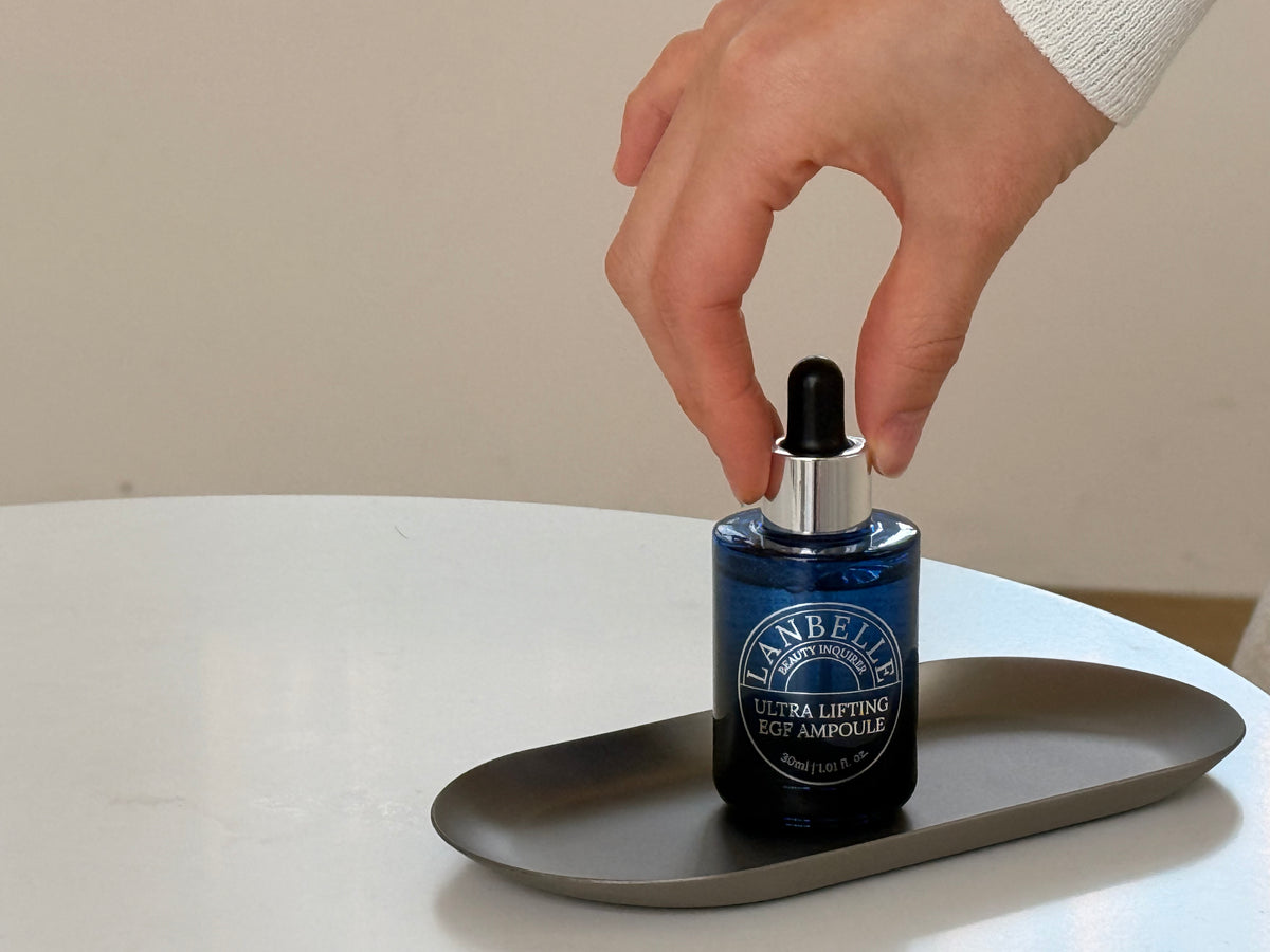 LANBELLE Ultra Lifting EGF Ampoule skincare ritual
