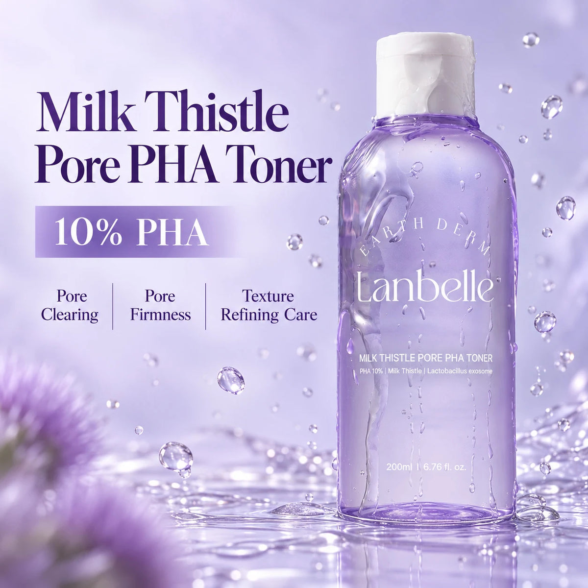 Product information: Milk Thistle Pore PHA Toner 200ml — product details 07