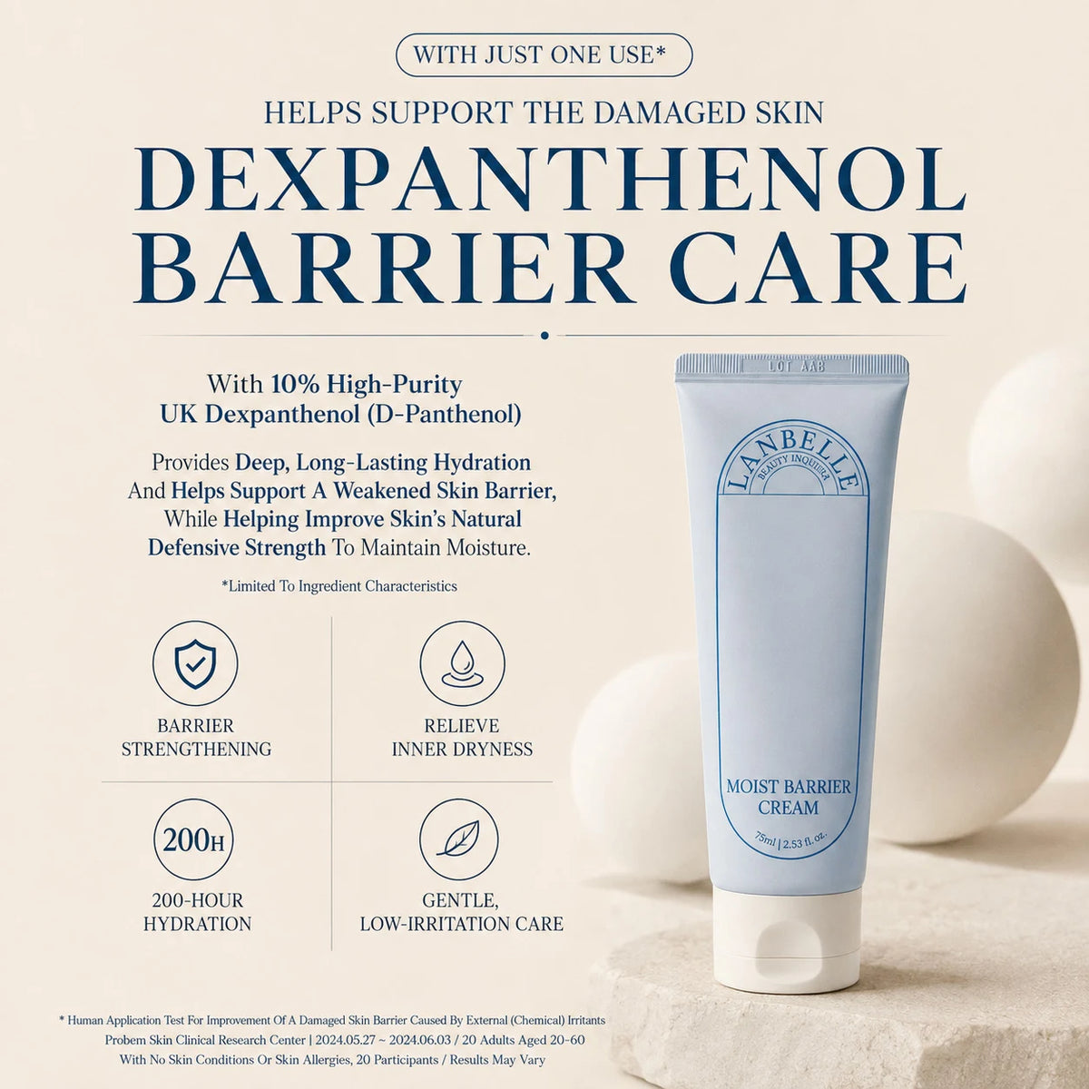 Product information: Moist Barrier Cream 75ml — product details 01