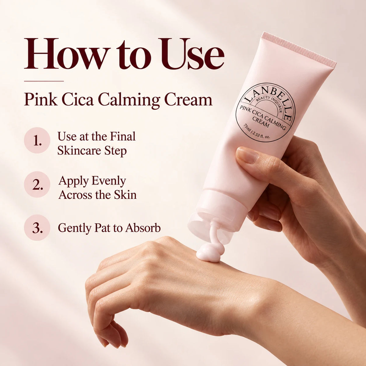 Product information: Pink Cica Calming Cream 75ml — product details 10